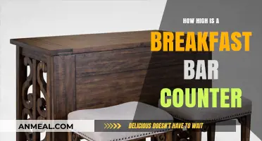 Breakfast Bar Counter Heights: How High Should You Go?