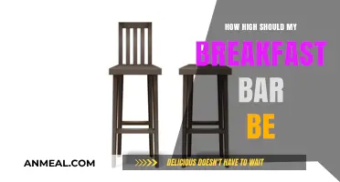 Breakfast Bar Height: How High is Too High?