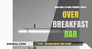 Pendant Lights: Optimal Height for Your Breakfast Bar