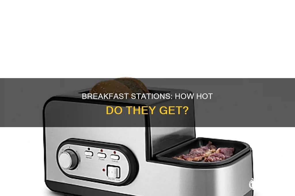 how hot does a breakfast station oven get