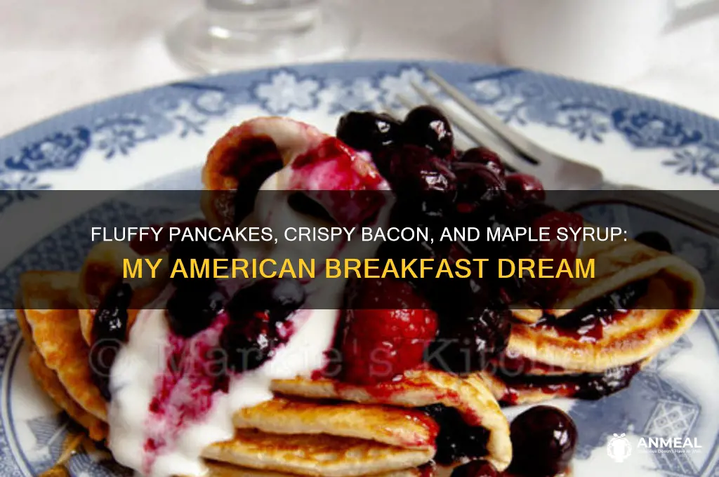 how i imagine american breakfast