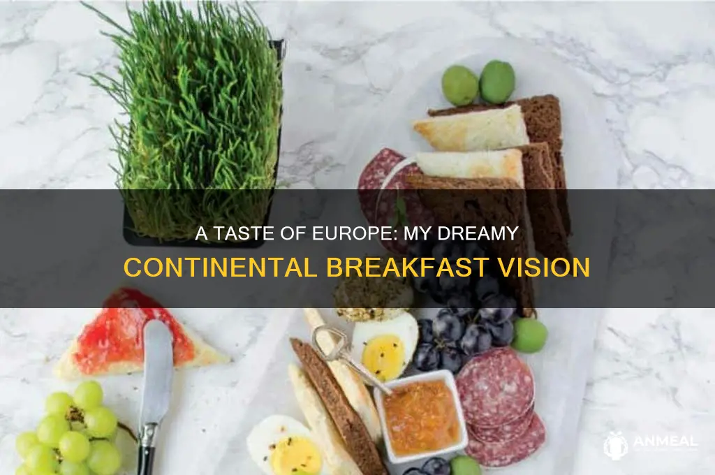 how i imagine european breakfast