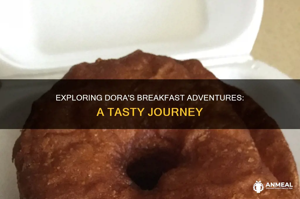how i wonder what you ate for breakfast dora