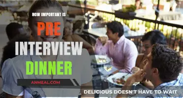 Pre-Interview Dinner: A Strategic Move or Just a Meal?
