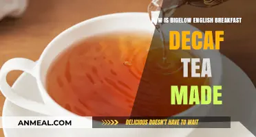 The Making of Decaf English Breakfast Tea by Bigelow