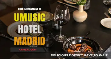 Tasty Breakfast at UMusic Hotel Madrid
