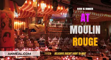 Dazzling Dinner at Moulin Rouge: A Night of Glamour and Glitz