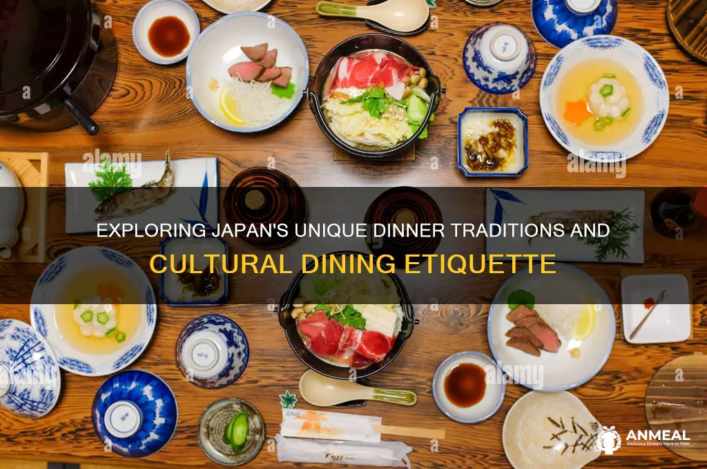how is japanese culture with dinner