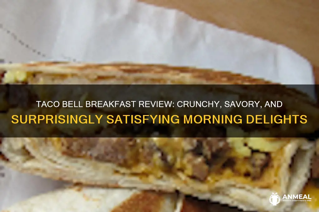 how is taco bell breakfast