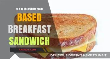 Dunkin's Plant-Based Breakfast Sandwich Reviewed