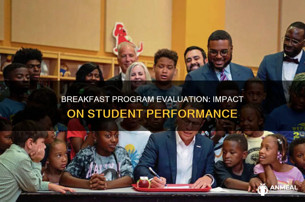 how is the school breakfast program evaluated