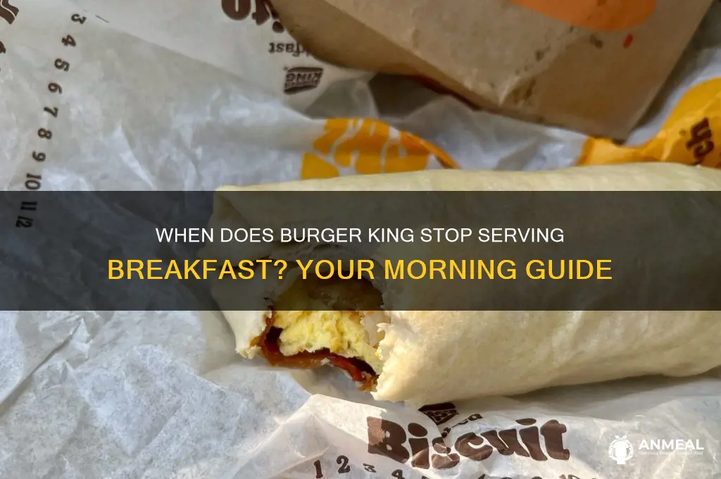 how late burger king breakfast