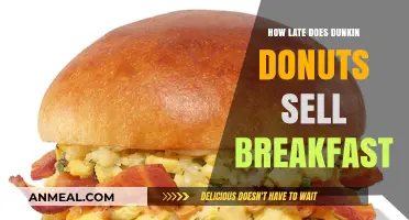 Dunkin' Donuts Breakfast Hours: When Do They Stop Serving?