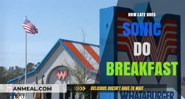 Sonic Breakfast Hours: When Does It End?