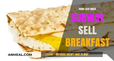 Subway's Breakfast Cut-off Time: What You Need to Know