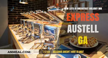 Holiday Inn Express Austell: Breakfast Hours