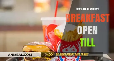 Wendy's Breakfast: What Time Does It End?