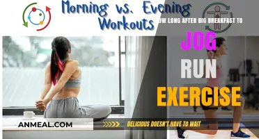 Best Time to Exercise After a Big Breakfast