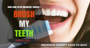 Teeth Brushing: Best Time After Breakfast