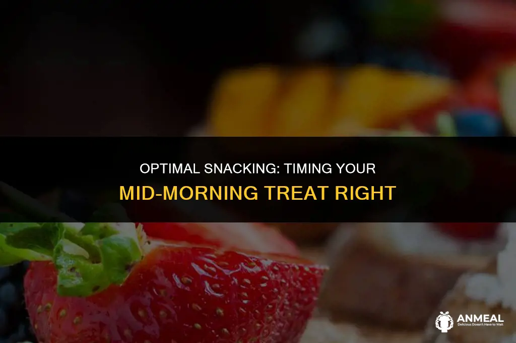 how long after breakfast should you eat a snack
