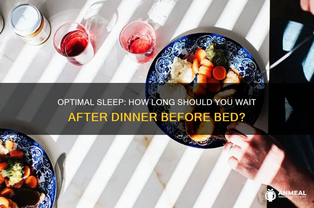 how long after dinner for bed