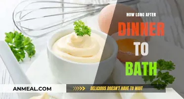 Post-Dinner Bathing: Timing Tips for Comfort and Digestion