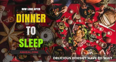 Optimal Sleep Timing: How Long Should You Wait After Dinner?