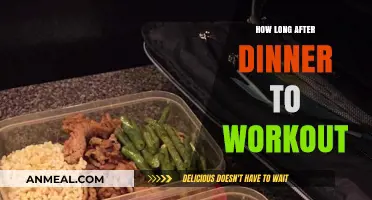Optimal Timing: When to Workout After Dinner for Best Results