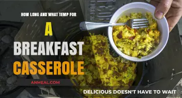 Breakfast Casserole: Perfect Temp and Time