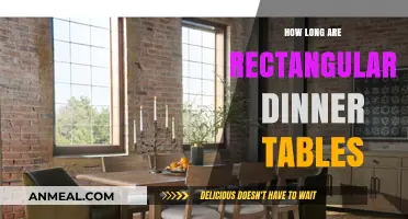 Rectangular Dinner Table Dimensions: Ideal Lengths for Your Dining Space