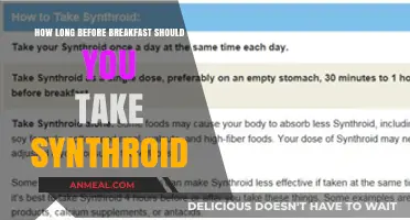 Taking Synthroid: The Right Timing Before Breakfast