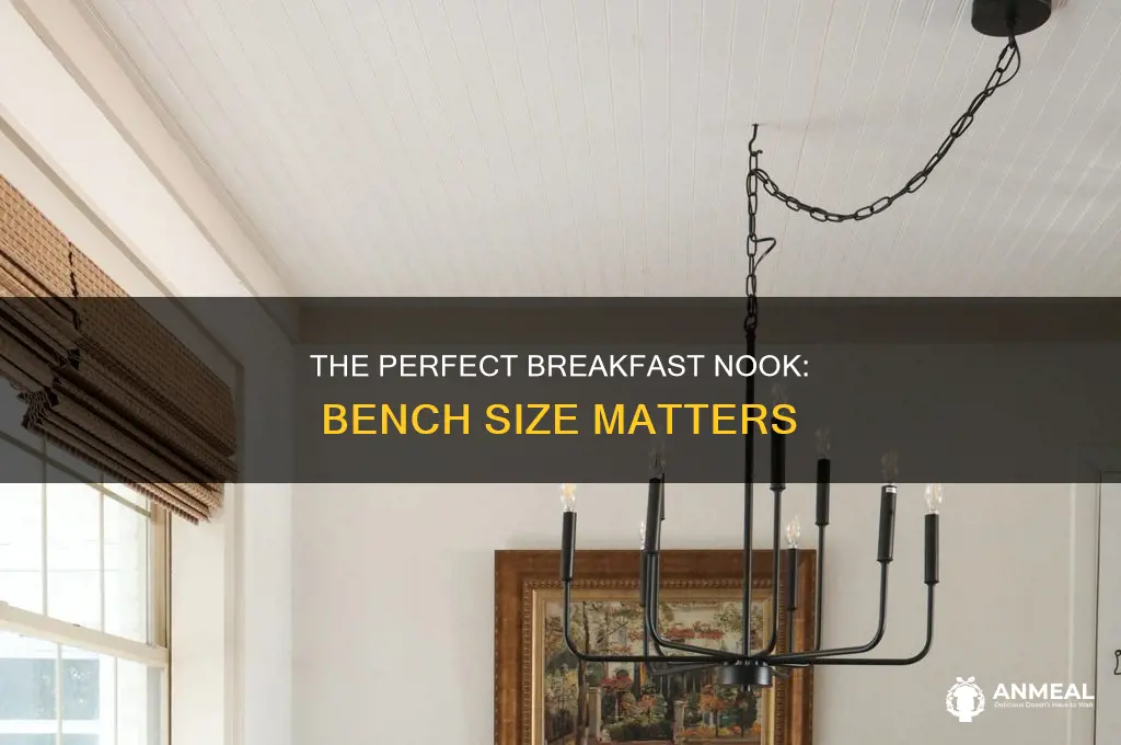 how long bench in the breakfast area