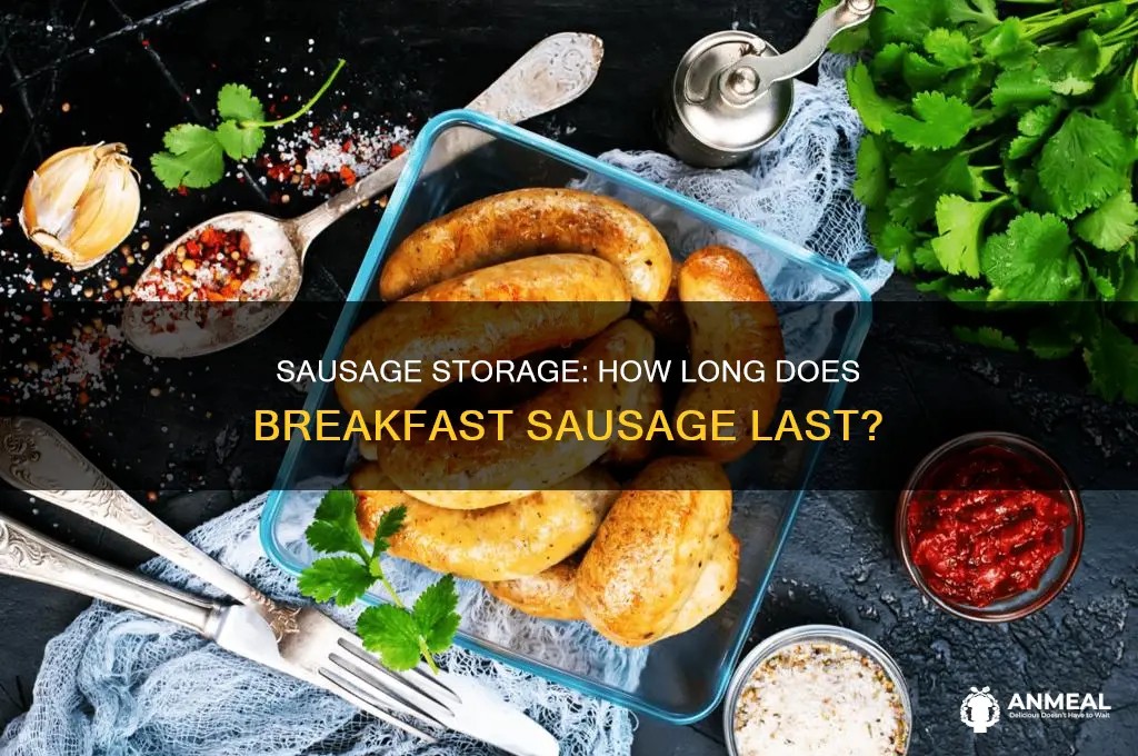 how long cooked refridgerated breakfast sausae