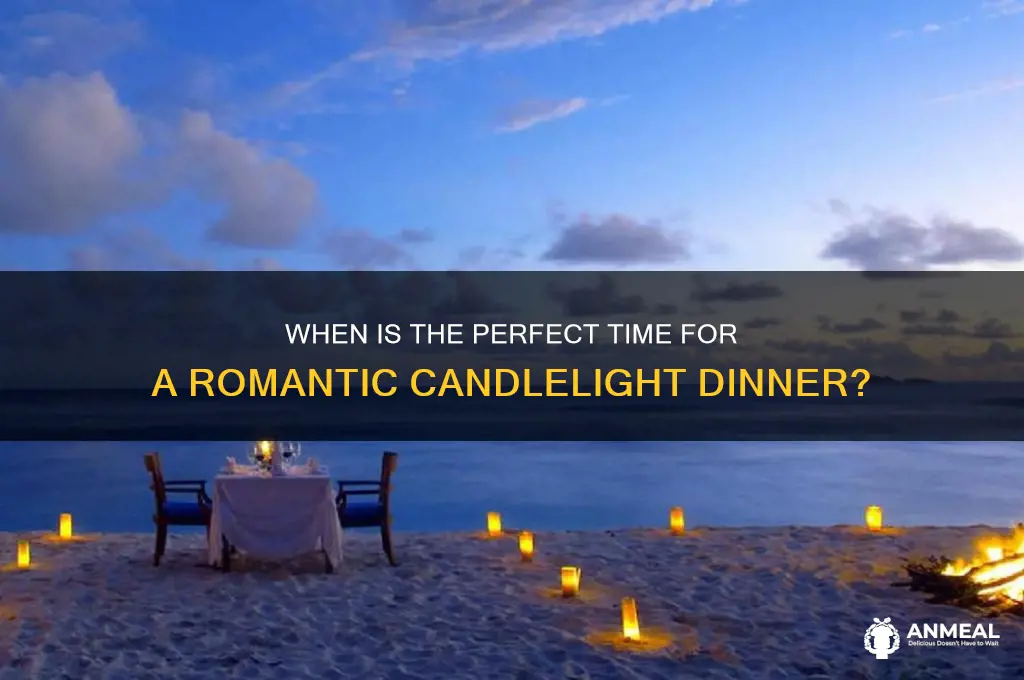 how long dating before candlelight dinner