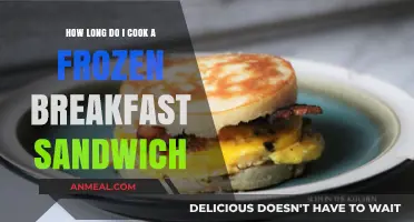 Quick Breakfast: Frozen Sandwich Cooking Time