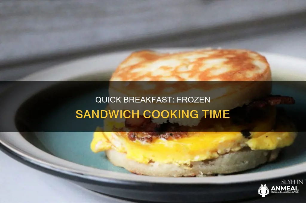 how long do i cook a frozen breakfast sandwich