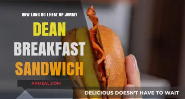 Quickly Heat Up Your Jimmy Dean Breakfast Sandwich