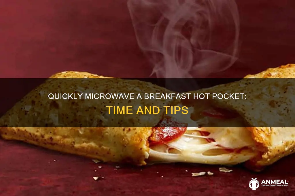 how long do i microwave a breakfast hot pocket