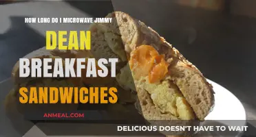 Quickly Heat Jimmy Dean Breakfast Sandwiches in the Microwave