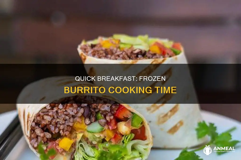 how long do you cook a frozen breakfast burrito
