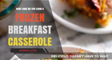 Quick Breakfast Casserole: Cooking Time for Frozen Delights