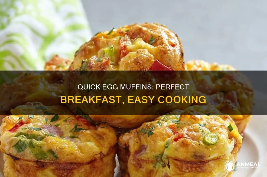 how long do you cook breakfast egg muffins