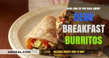 Quick Breakfast: Jimmy Dean Burritos, How Long to Cook?