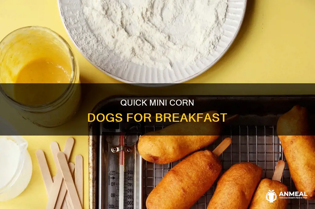 how long do you cook mini breakfast corn dogs