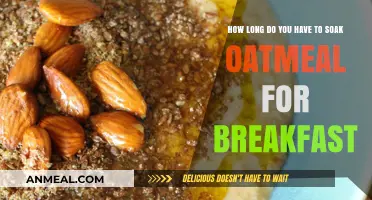 Oatmeal Breakfast: Soak Time for a Quick Morning Treat