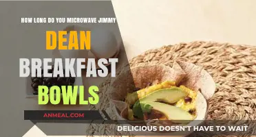Quickly Heat Up Your Jimmy Dean Breakfast Bowl