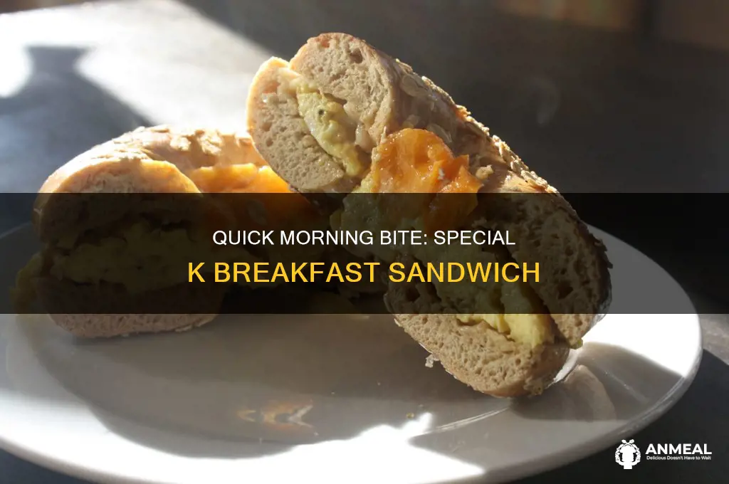 how long do you microwave special k breakfast sandwich