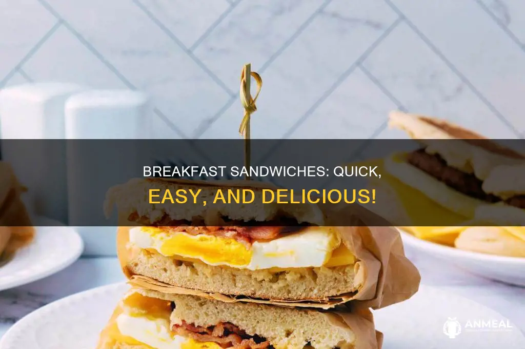 how long do you put a breakfast sandwiches