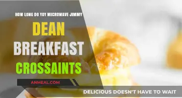 Quickly Heat Jimmy Dean Breakfast Croissants in the Microwave