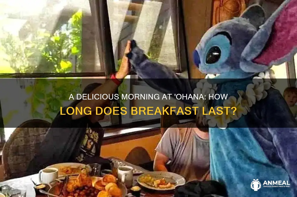how long does breakfast at ohana take